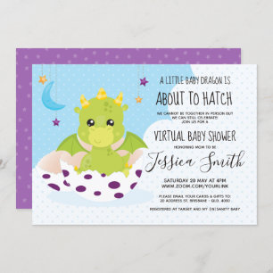 Over naar Hatch Dragon Virtueel Baby shower Kaart