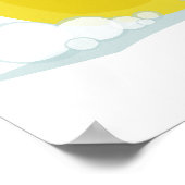 Over naar Pop Rubber Duck Bubble Baby shower Roze Poster (Hoek)