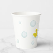 Over naar Pop Rubber Duck Bubbles Baby shower Papieren Bekers (Voorkant)