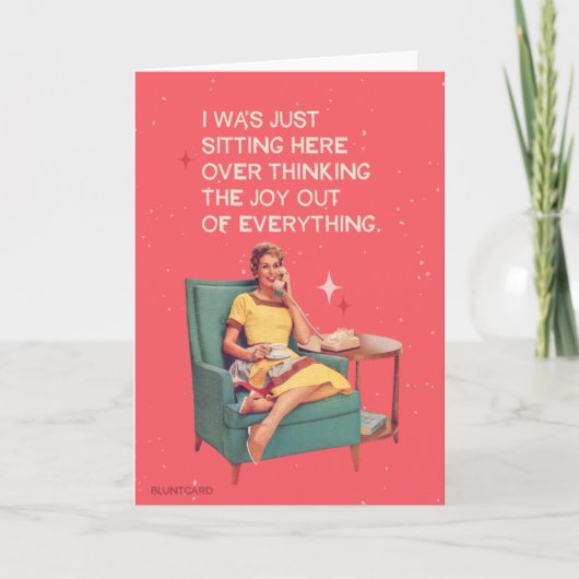 Over nadenken kaart (Voorkant)