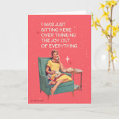 Over nadenken kaart (Gele Bloem)