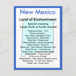 Over New Mexico Briefkaart