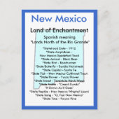 Over New Mexico Briefkaart (Voorkant)