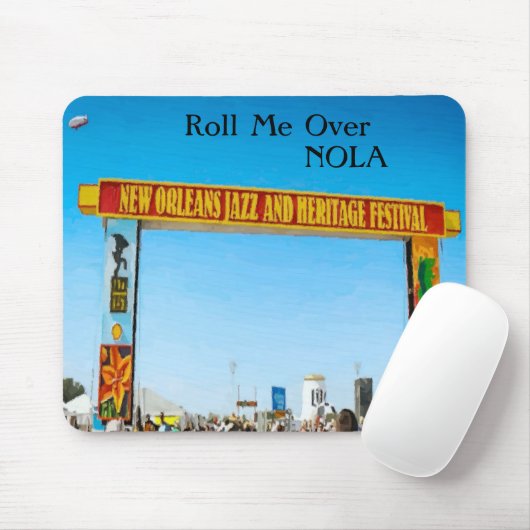 Over NOLA, feestdagen. Muismat (Met muis)