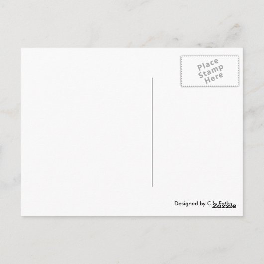 Over North Carolina Briefkaart (Achterkant)