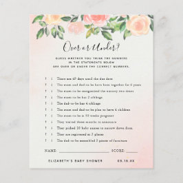 Over of onder | BABY SHOWER