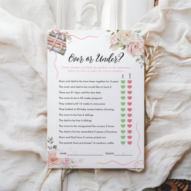 Over of onder Baby shower spel (Creator heeft geüpload)