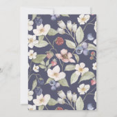 Over of Onder Berry Sweet Baby shower Game Kaart (Achterkant)