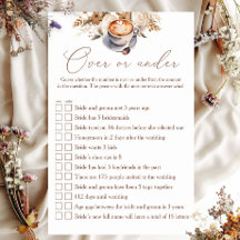 Over of Onder Coffee Vrijgezellenfeest spel