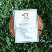 Over of onder Cute Brown Beer Game Kaart