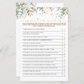 Over of onder de Kaart Baby shower (Voorkant / Achterkant)