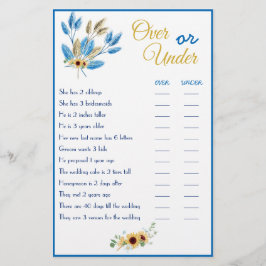 Over of onder de Kaart van het Spel van de Steekpr