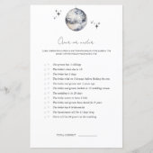 Over of Onder Disco Bal Bruiloft Borrel Spel (Voorkant)