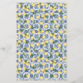 Over of Onder Mediterraans Lemon Douche Spel Kaart (Achterkant)