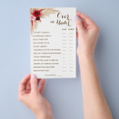 Over of onder Pampas Couples — gamekaart Flyer (Hand)