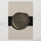 Over of onder | Pen- en inktschoenspelkaart Flyer (Achterkant)