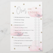 Over of Onder Pink Clouds Vrijgezellenfeest spel (Voorkant)