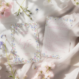 Over of onder? Roze Bloemen Vrijgezellenfeest Spel