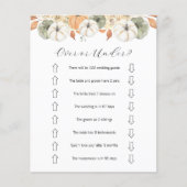 Over of onder Vrijgezellenfeest Flyer (Voorkant)