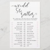 Over of Under & Zou Ze Liever Douchen Spelletjes 2 Flyer (Achterkant)