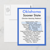Over Oklahoma Briefkaart (Voorkant / Achterkant)