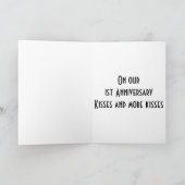 OVER ONZE KISSES VAN HET EERSTE JUBILEUM EN MEER K KAART (Binnen)