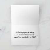 OVER ONZE SPECIALE DAGMEMORIA EN VERLIES FEESTDAGEN KAART (Binnen)