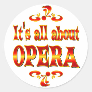 OVER OPERA RONDE STICKER
