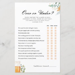 Over or Under Love is het brouwen van Vrijgezellen