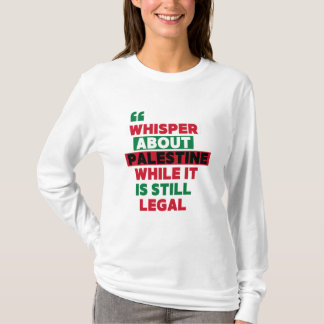 OVER PALESTINA MERCH GESPROKEN T-SHIRT