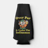 Over Par en Onder Invloed Golf Drinken Flesjeskoeler (Voorkant)