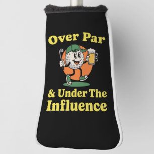 Over Par en Onder Invloed Golf Drinken  Golfheadcover