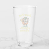 Over Par en onder invloed golfdrinken  Glas (Achterkant)