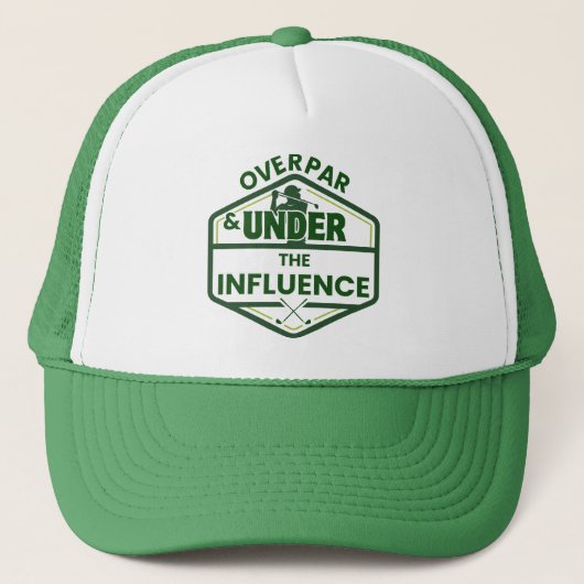 Over Par en Under the Influence Golf Pet (Voorkant)