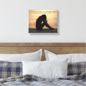 Over pijn door Kahlil Gibran Canvas Afdruk (Insitu (Slaapkamer))