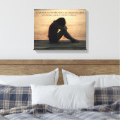 Over pijn door Kahlil Gibran Canvas Afdruk (Insitu (Slaapkamer))