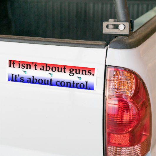 over pistolen bumpersticker (Op Truck)