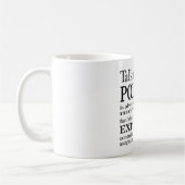 Over politiek praten koffiemok (Links)