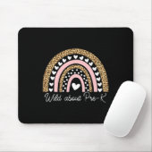 Over Pre-k Leopard Rainbow Teacher Terug naar scho Muismat (Met muis)