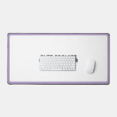 Over Promise Under Deliver Large Typographic  Bureaumat (Keyboard & Muis)