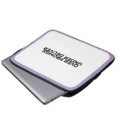 Over Promise Under Deliver Professional Laptop Sleeve (Voorkant onderkant)