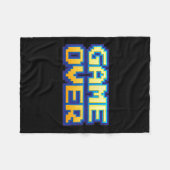 Over Retro Videogame Arcade 80s 90s Fleece Deken (Voorkant (Horizontaal))