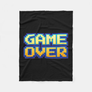 Over  Retro Videogame Arcade 80s 90s Fleece Deken