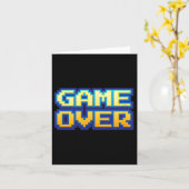 Over Retro Videogame Arcade 80s 90s Kaart (Gele Bloem)