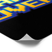 Over  Retro Videogame Arcade 80s 90s Poster (Hoek)