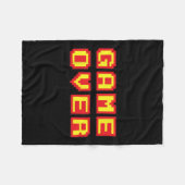 Over Retro Videogames Gaming Gift Arcade Fleece Deken (Voorkant (Horizontaal))