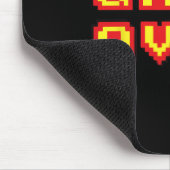 Over Retro Videogames Gaming Gift Arcade Muismat (Hoek)