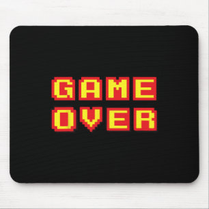 Over Retro Videogames Gaming Gift Arcade Muismat