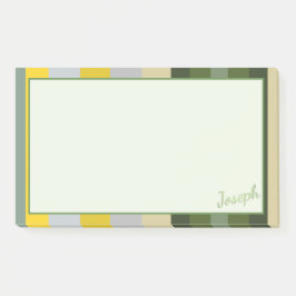 Over sized Green Post It Note voor Joseph voor jou