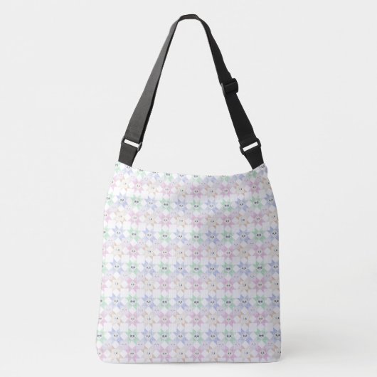 Over sized Happy Quilt tas (Voorkant)